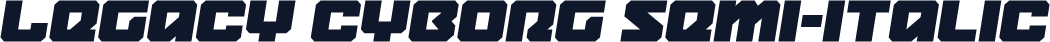 Legacy Cyborg Semi-Italic