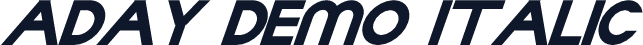 Aday Demo Italic