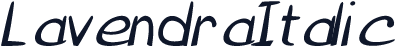 LavendraItalic