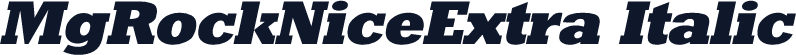 MgRockNiceExtra Italic