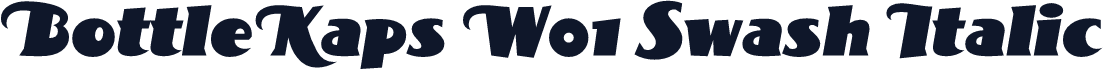 BottleKaps W01 Swash Italic