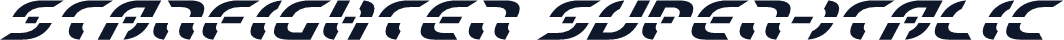 Starfighter Super-Italic
