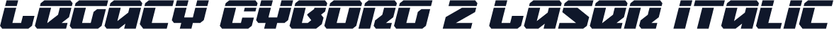 Legacy Cyborg 2 Laser Italic