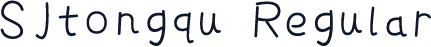 SJtongqu Regular