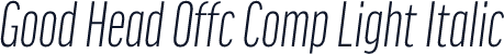 Good Head Offc Comp Light Italic