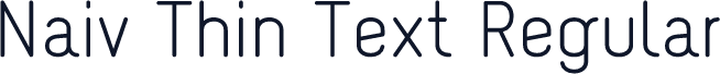Naiv Thin Text Regular