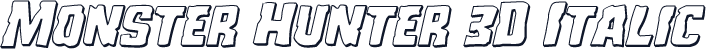 Monster Hunter 3D Italic