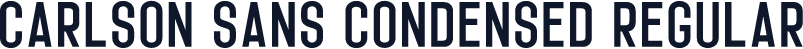 Carlson Sans Condensed Regular