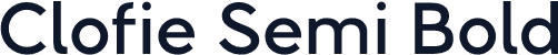 Clofie Semi Bold
