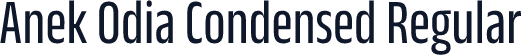 Anek Odia Condensed Regular