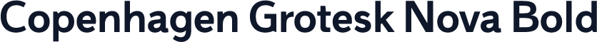 Copenhagen Grotesk Nova Bold