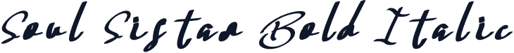 Soul Sistar Bold Italic