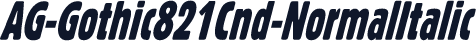 AG-Gothic821Cnd-NormalItalic