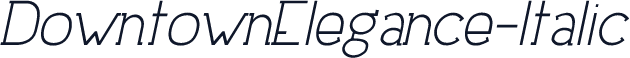 DowntownElegance-Italic