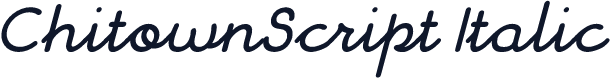 ChitownScript Italic