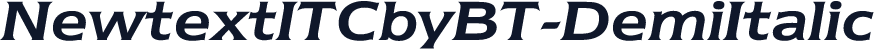 NewtextITCbyBT-DemiItalic