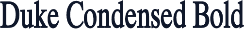 Duke Condensed Bold