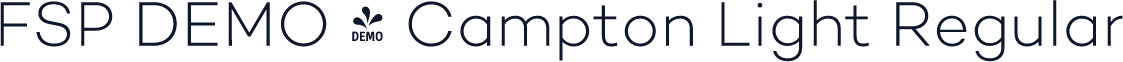 FSP DEMO - Campton Light Regular