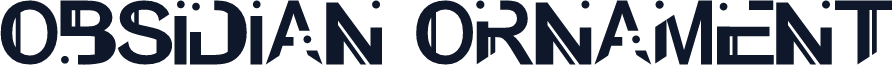 Obsidian-Ornament