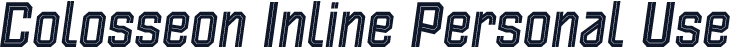 Colosseon Inline Personal Use