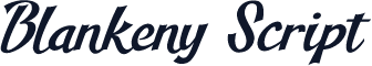 Blankeny Script