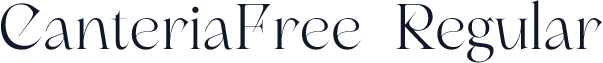 CanteriaFree-Regular