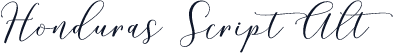 Honduras Script Alt
