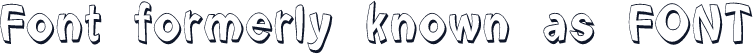 Font formerly known as FONT