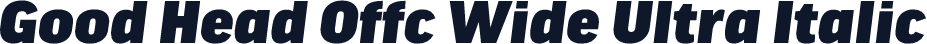 Good Head Offc Wide Ultra Italic