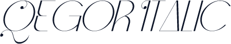 Qegor Italic