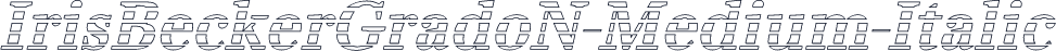 IrisBeckerGradoN-Medium-Italic