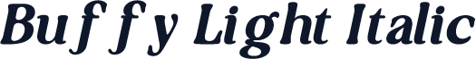 Buffy Light Italic