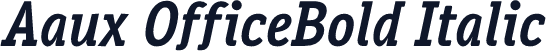 Aaux OfficeBold Italic