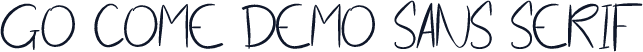 Go Come Demo Sans Serif