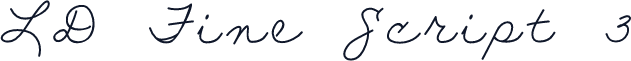 LD Fine Script 3