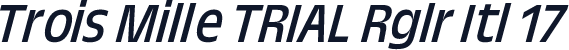 Trois Mille TRIAL Rglr Itl 17