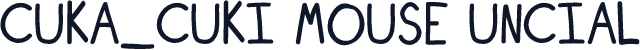 Cuka_Cuki Mouse Uncial