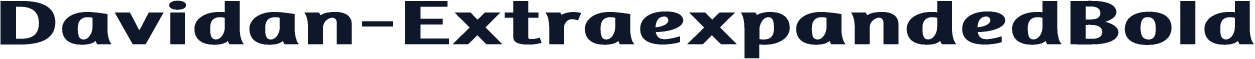 Davidan-ExtraexpandedBold