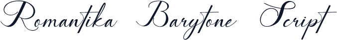 Romantika Barytone Script