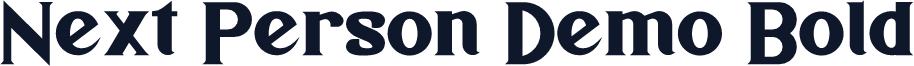 Next Person Demo Bold