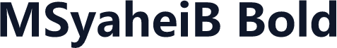 MSyaheiB Bold