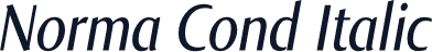 Norma Cond Italic