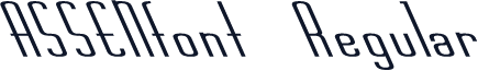 ASSENfont Regular