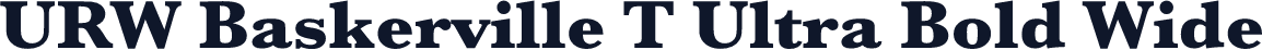 URW Baskerville T Ultra Bold Wide