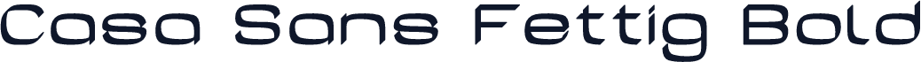 Casa Sans Fettig Bold