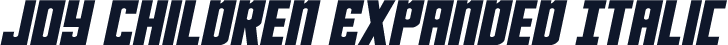 Joy Children Expanded Italic