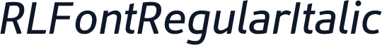 RLFontRegularItalic