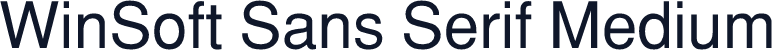 WinSoft Sans Serif Medium