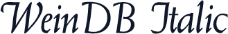 WeinDB Italic