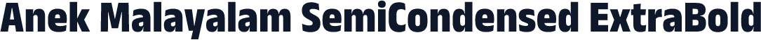 Anek Malayalam SemiCondensed ExtraBold